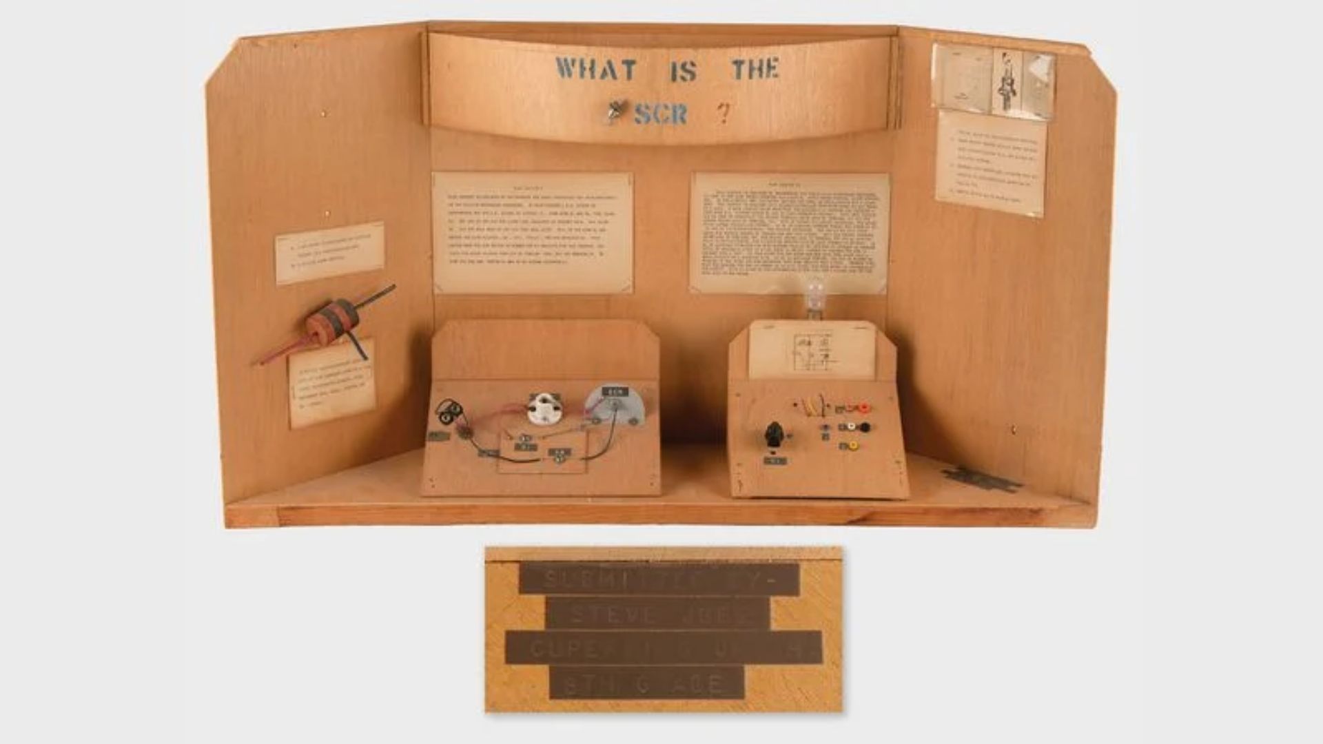 Steve Jobs 8th grade project