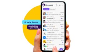 Sunbird Returns to the Google Play Store With Blue Text Bubbles
