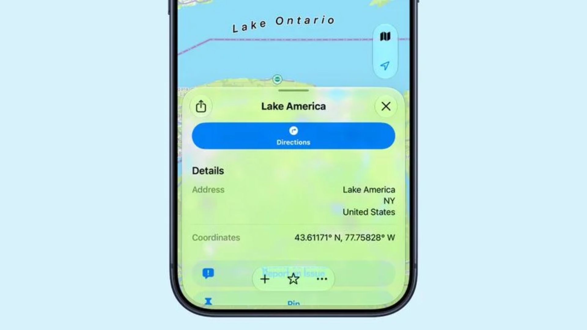 Apple Maps Relabels Lake Ontario As Lake America For US Users