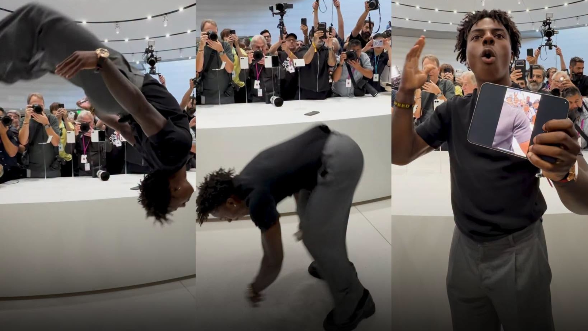 IShowSpeed Becomes First Person to Backflip While Holding Apple’s Foldable iPhone Duo