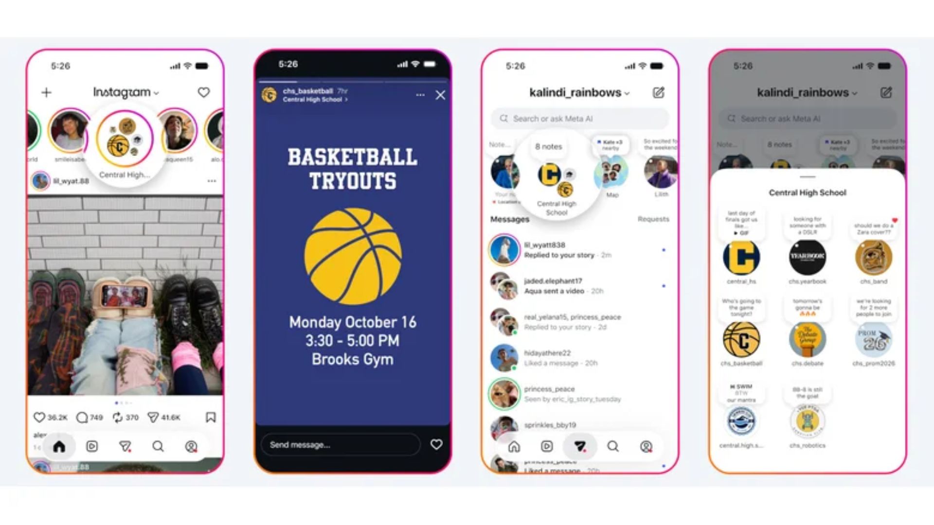 Instagram school partner program features