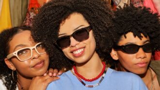 Meta AI glasses shown in multiple frame styles