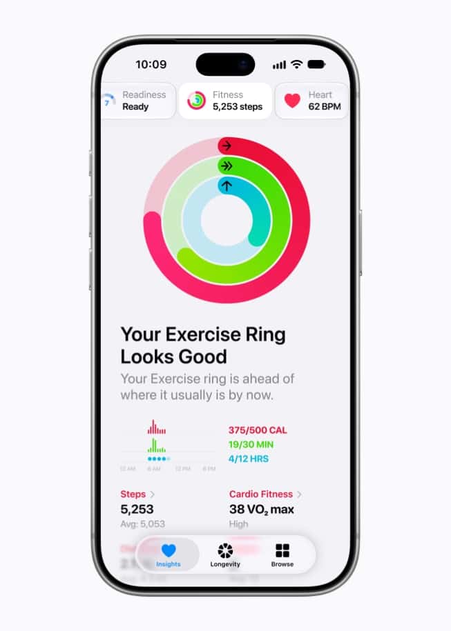 Apple iPhone 18 Pro Health app Fitness Insights