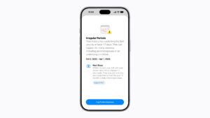 Come configurare il monitoraggio del ciclo e le notifiche per la perimenopausa su Apple Watch Series 12
