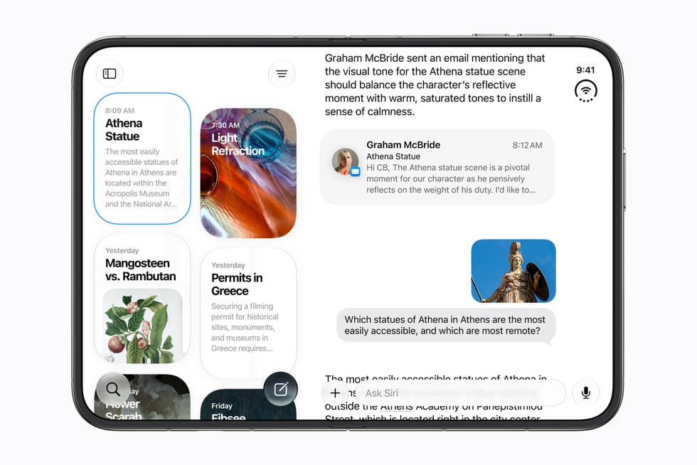 Apple iPhone Duo Siri AI app