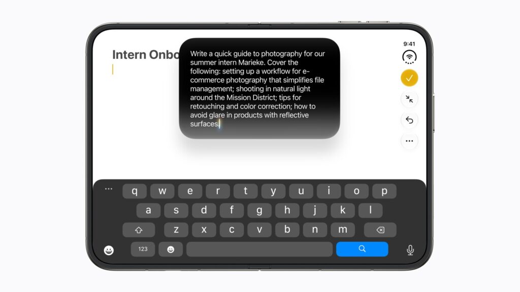 Escribir con Siri en el Apple iPhone Duo