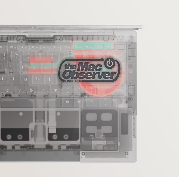 Cutaway of the ASUS Googlebook showing the cooling fan and heat pipe