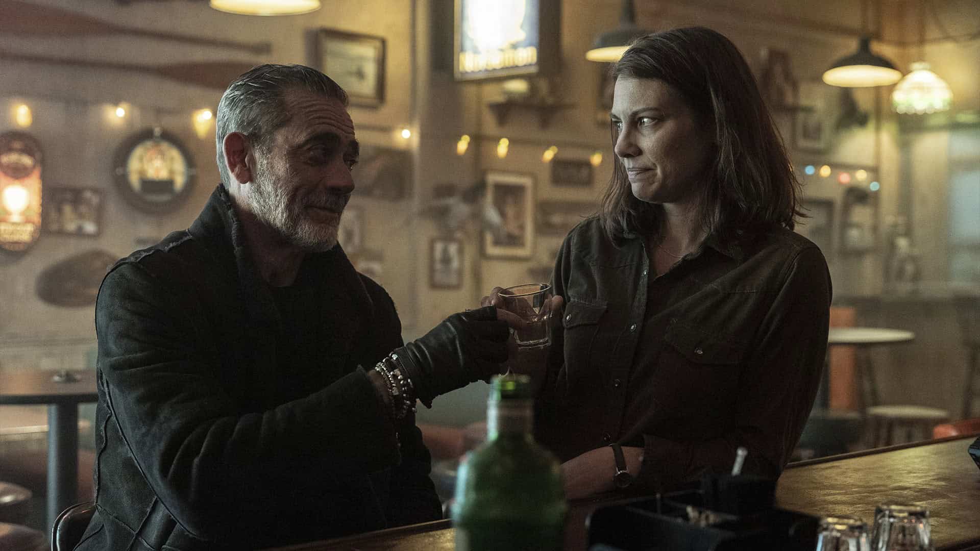 Maggie and Negan in an official Dead City Season 3 finale still