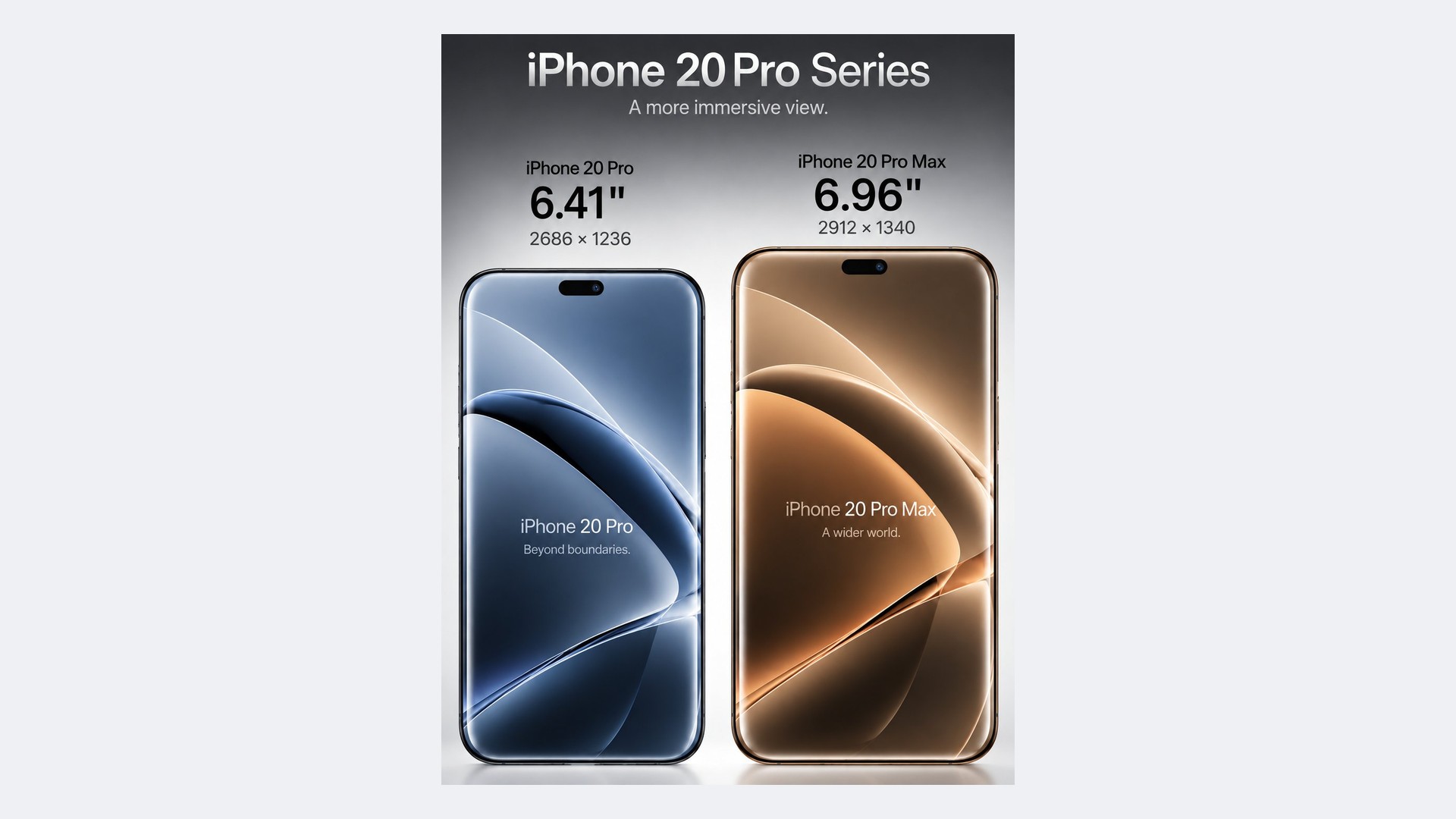 Leaked post describing early iPhone 20 Pro display plans