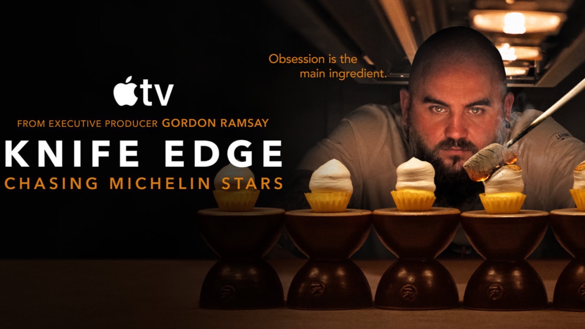 A scene from the trailer for Knife Edge Chasing Michelin Stars season 2.