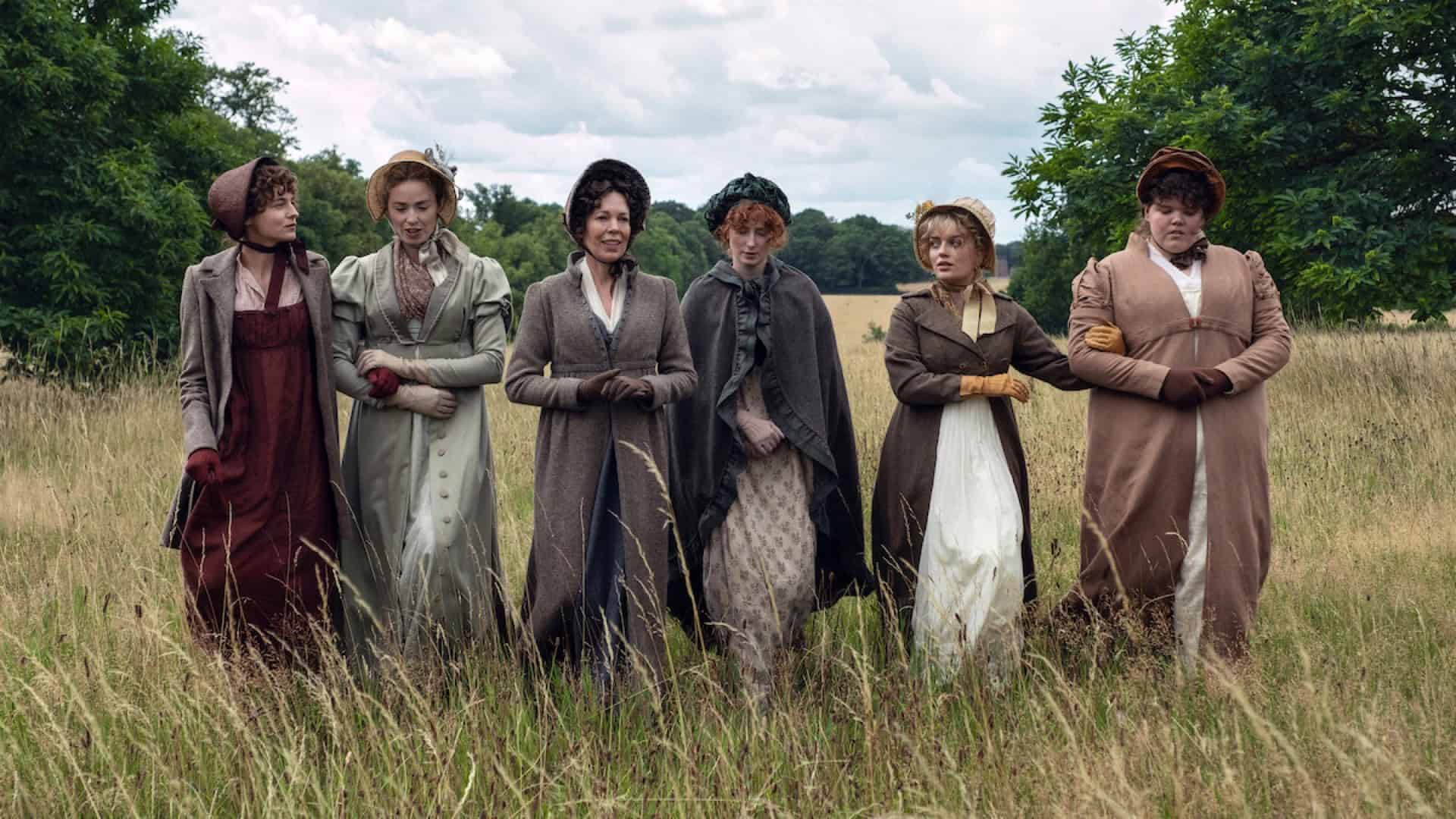 Emma Corrin as Elizabeth Bennet and Jack Lowden as Mr. Darcy in Netflix's Pride and Prejudice