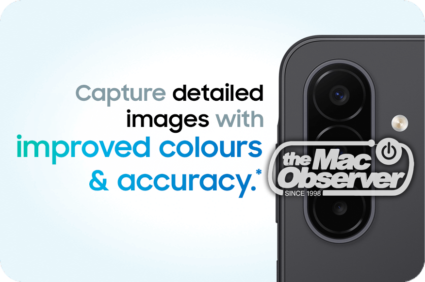 Samsung marketing card: Capture detailed images with improved colours and accuracy