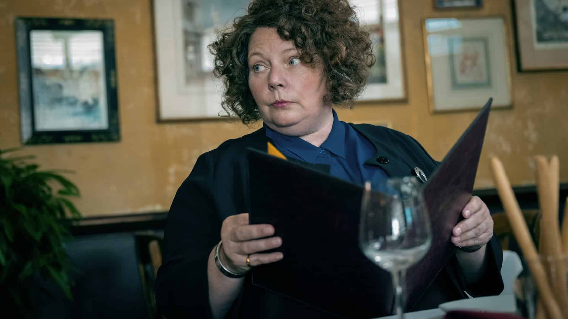 Joanna Scanlan as Moira Tregorian in Slow Horses