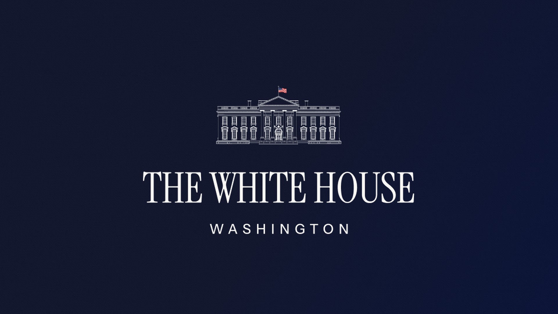 White House graphic for President Donald Trump