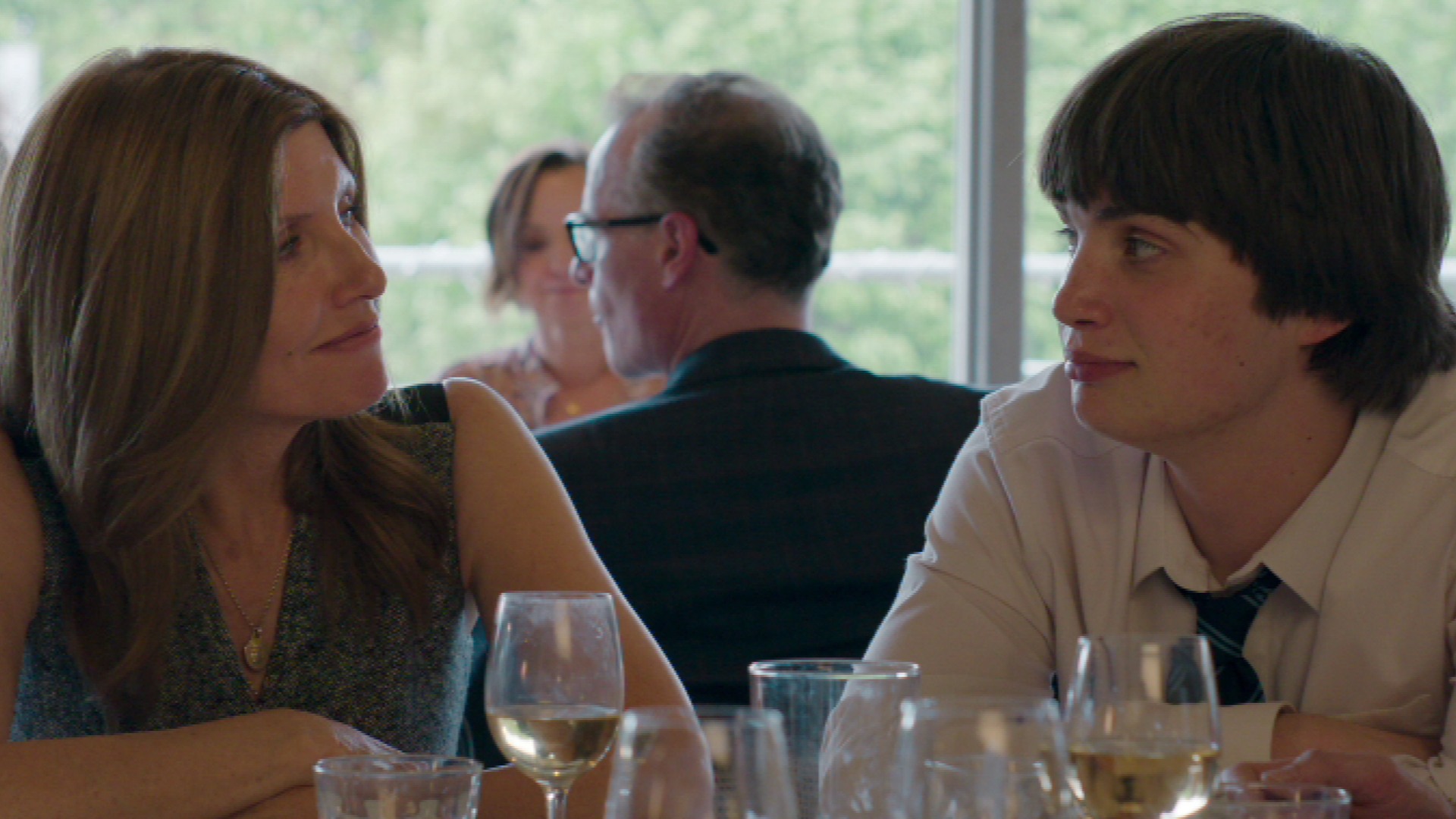 Sharon Horgan as Alex and Aran Murphy as Ruari in Youth
