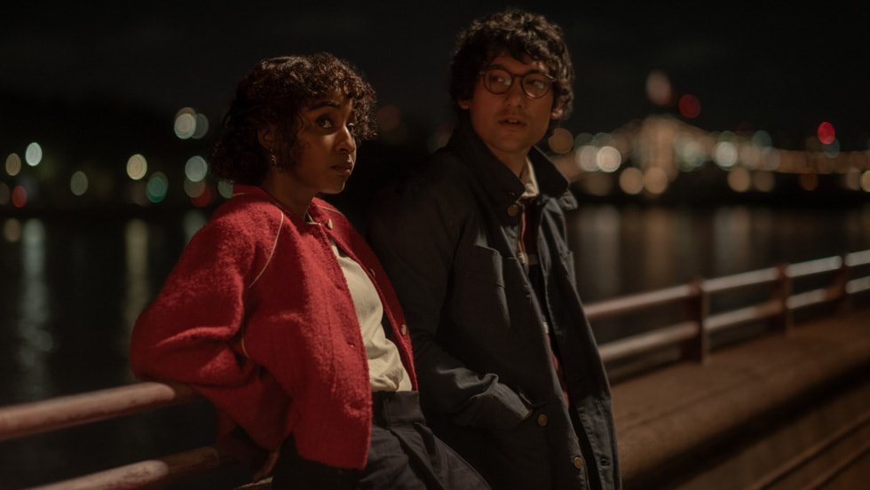 Ayo Edebiri and Will Sharpe in Prodigies on Apple TV