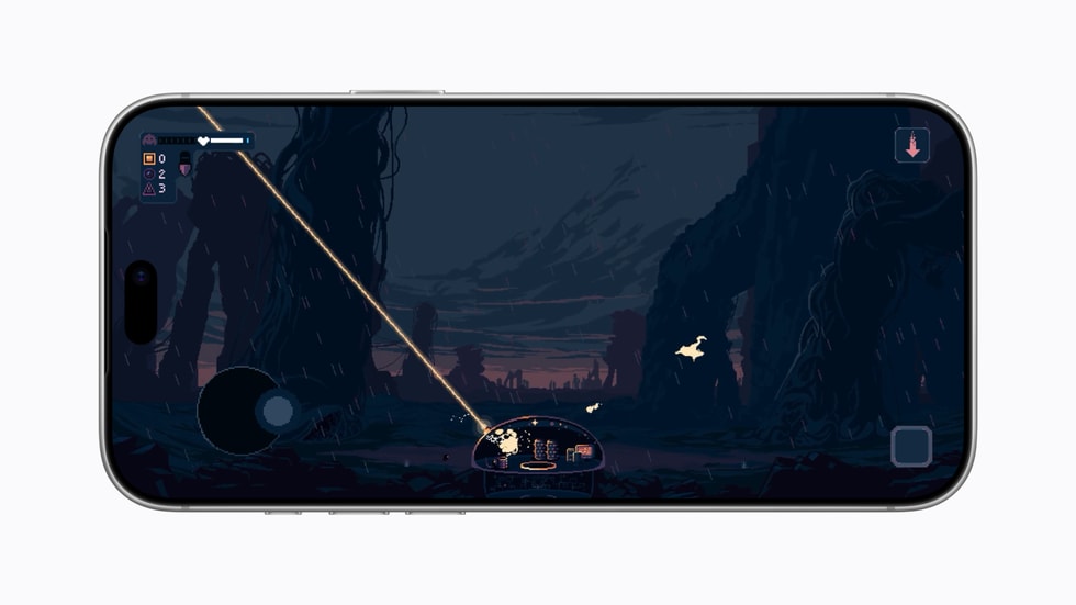 Dome Keeper gameplay on iPhone 18 Pro Max