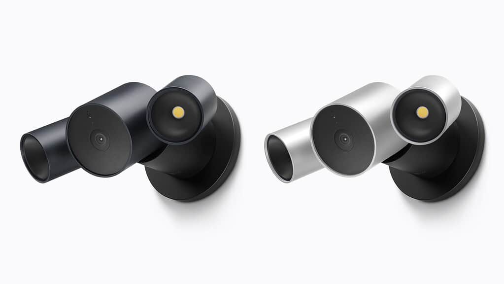 LG Floodlight Cam for Apple Home Collection in Essence Silver and Essence Graphite
