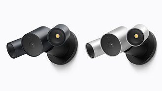 LG Floodlight Cam for Apple Home Collection in Essence Silver and Essence Graphite