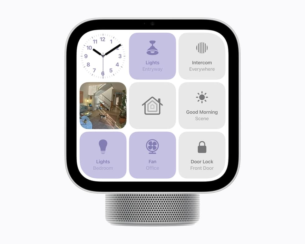 Controlling smart home accessories by touch on Apple HomeView