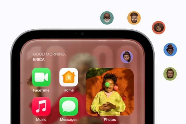 Apple HomeView personalized Home Screen for a recognized user