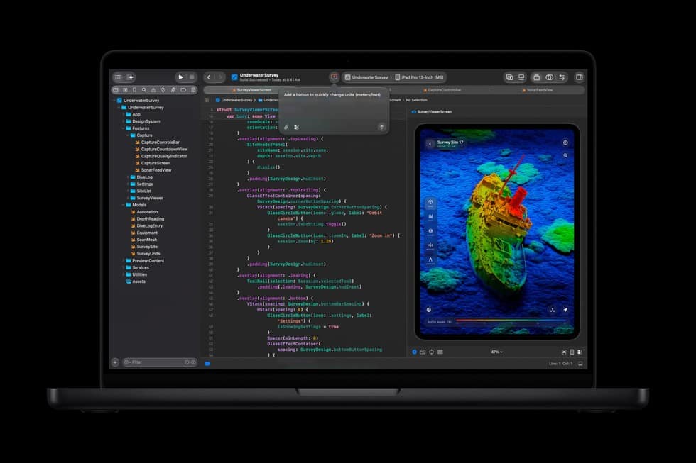14-inch MacBook Pro with M6 running Xcode