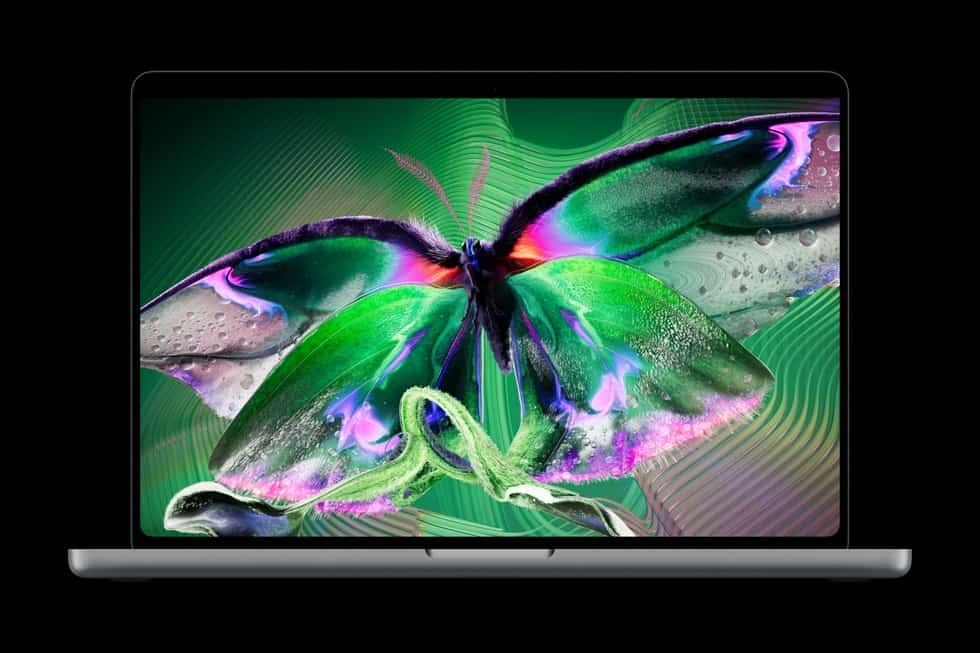 MacBook Pro with PROLED XDR Display playing video in QuickTime