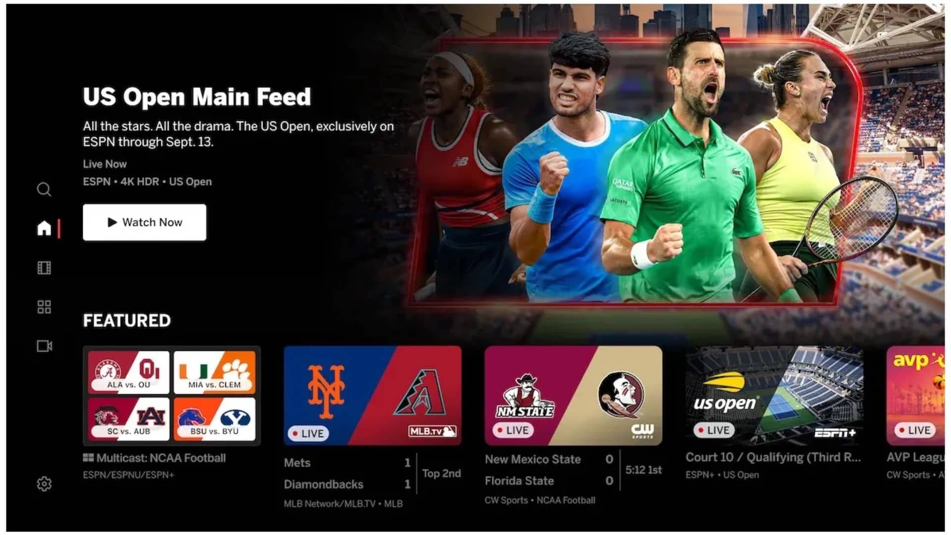 Apple ESPN 4K HDR streaming