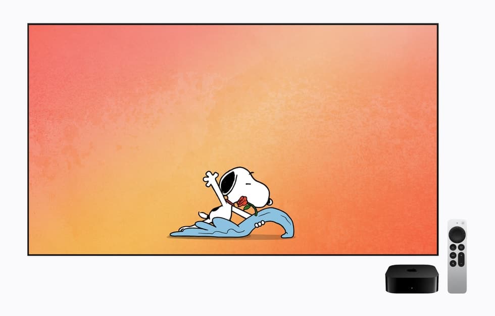 Apple TV 4K screen saver shuffle feature
