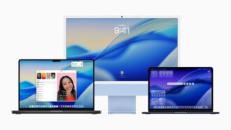 MacBook Pro, iMac and MacBook Air running macOS