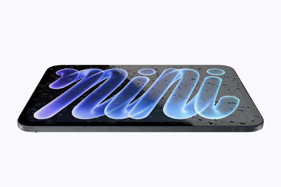 iPad mini with IP67 water resistance