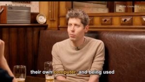 Sam Altman Says Keeping RAM in Personal Computers Is a Waste