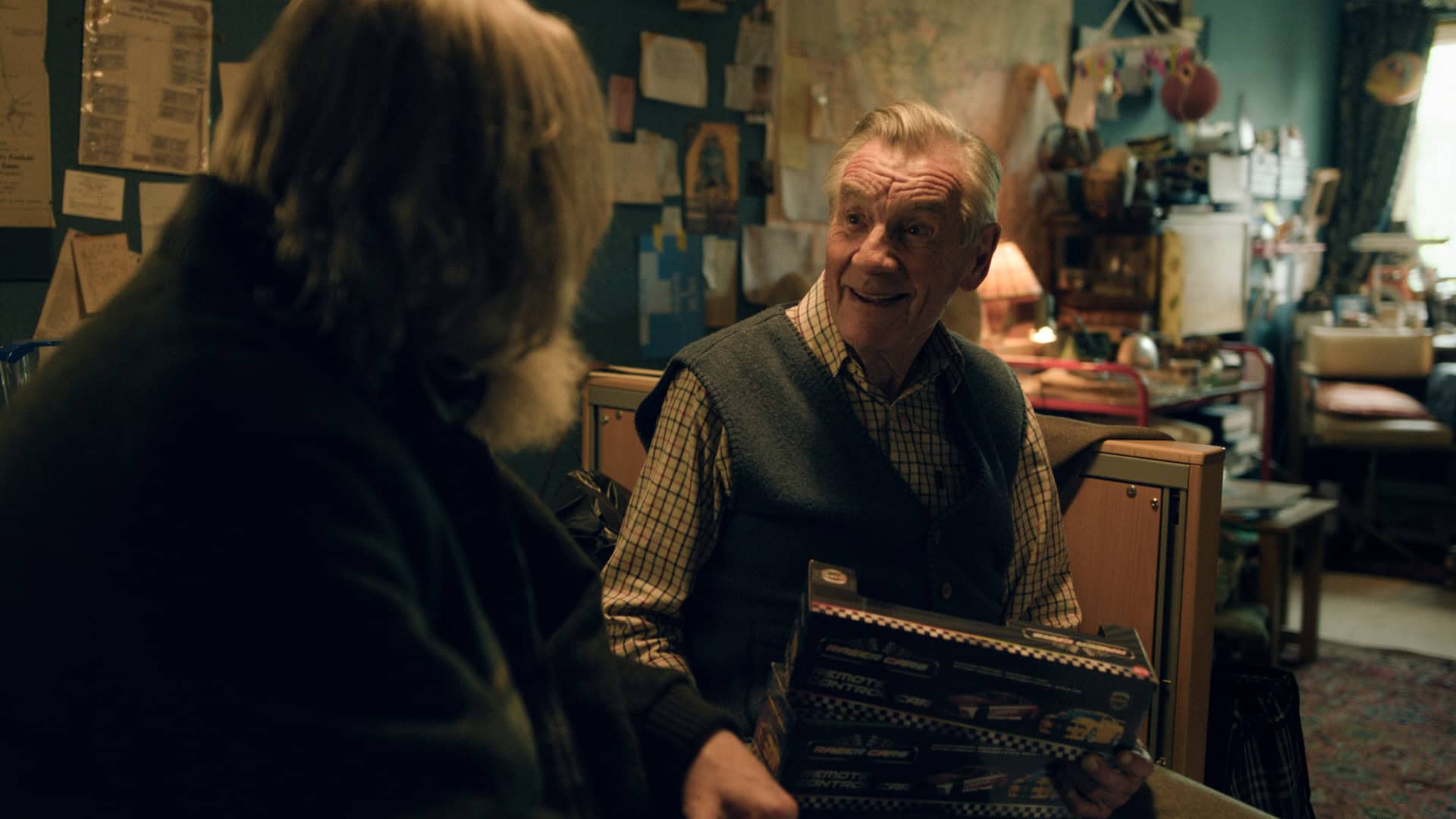 Pearce Quigley and Sir Michael Palin in Small Prophets episode 4