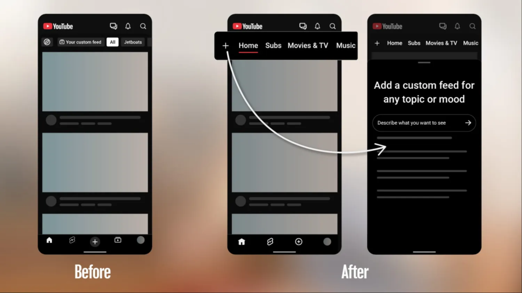 YouTube Custom Feeds