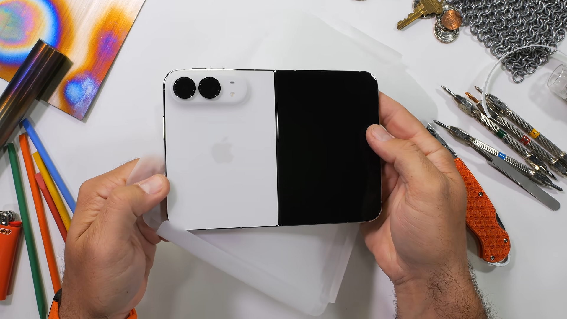 iPhone Duo Durability Test Reveals Major Hinge and Display Weaknesses
