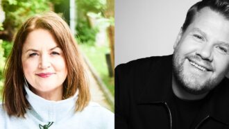 James Corden and Ruth Jones in promotional artwork for The Choir