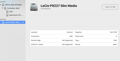 how to format lacie drive for mac